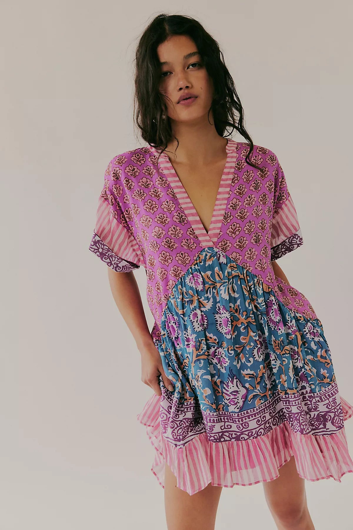 Agnes Printed Mini Dress