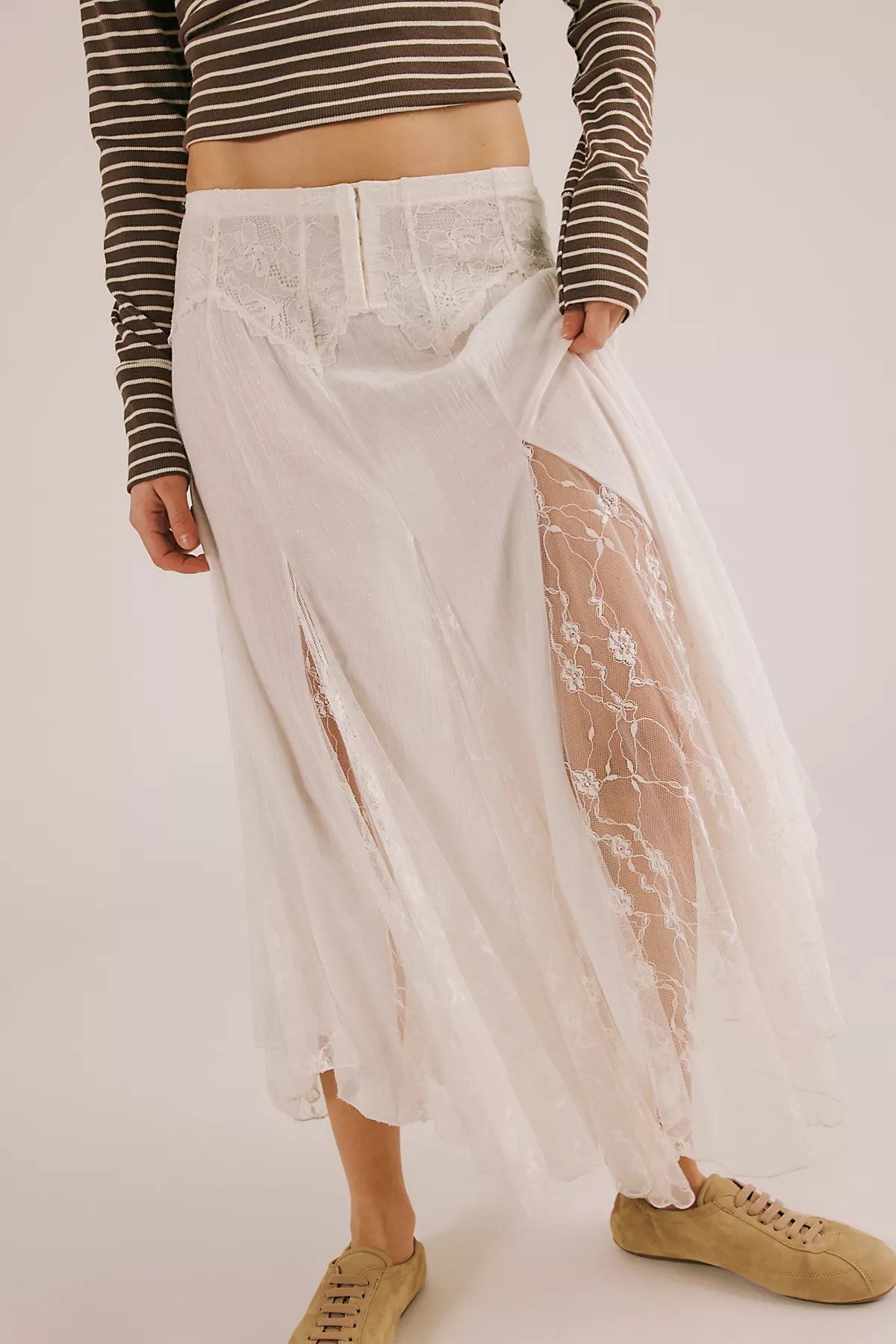 Nice To Meet You Maxi Slip Skirt
