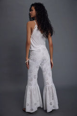 Anna Sui Cottage Rose Lace Pants