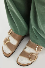 Birkenstock Arizona Big Buckle Shearling Sandals