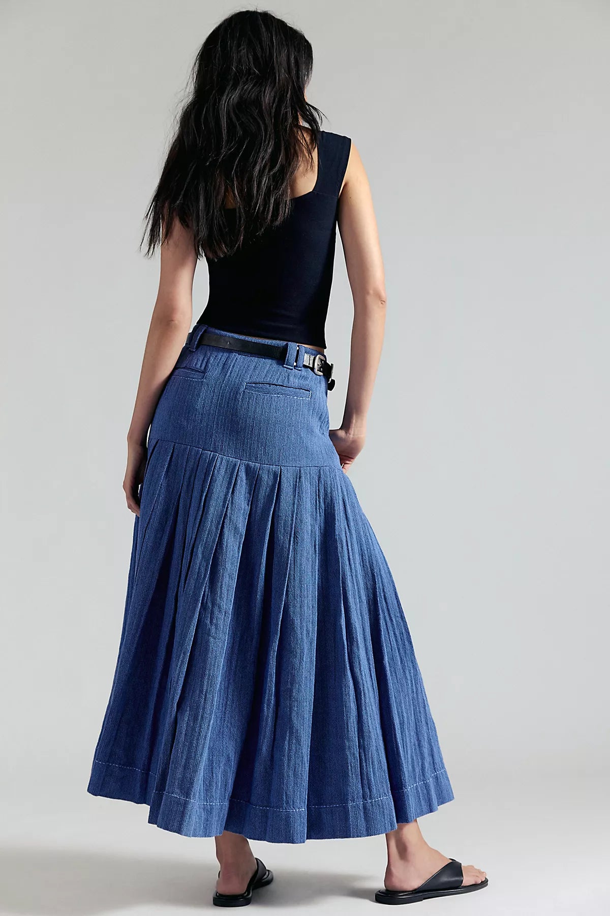 53rd Street Tailored Maxi Skirt