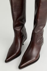 Daisy Slouchy Kitten Heel Boots