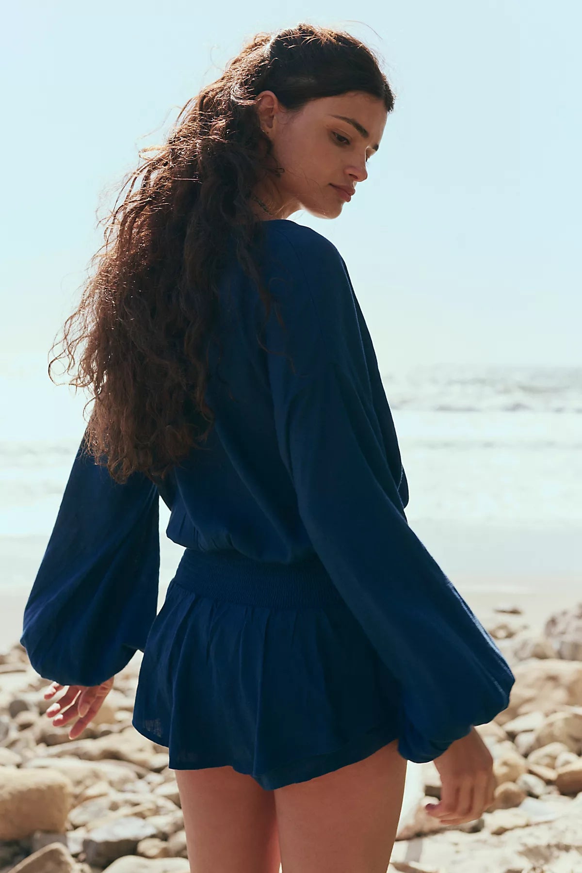 Carson Drop-Waist Romper