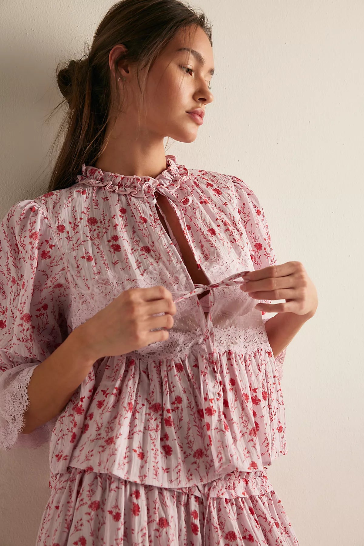 Forever Young Printed Bed Jacket