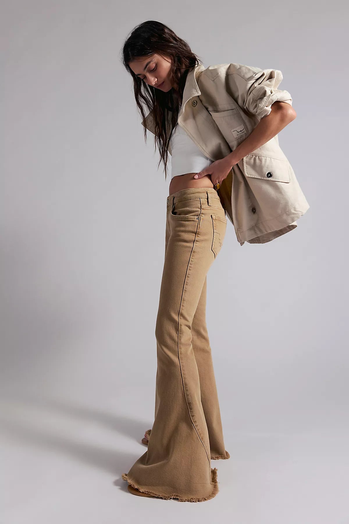 We The Free Emre Low-Rise Flare Jeans