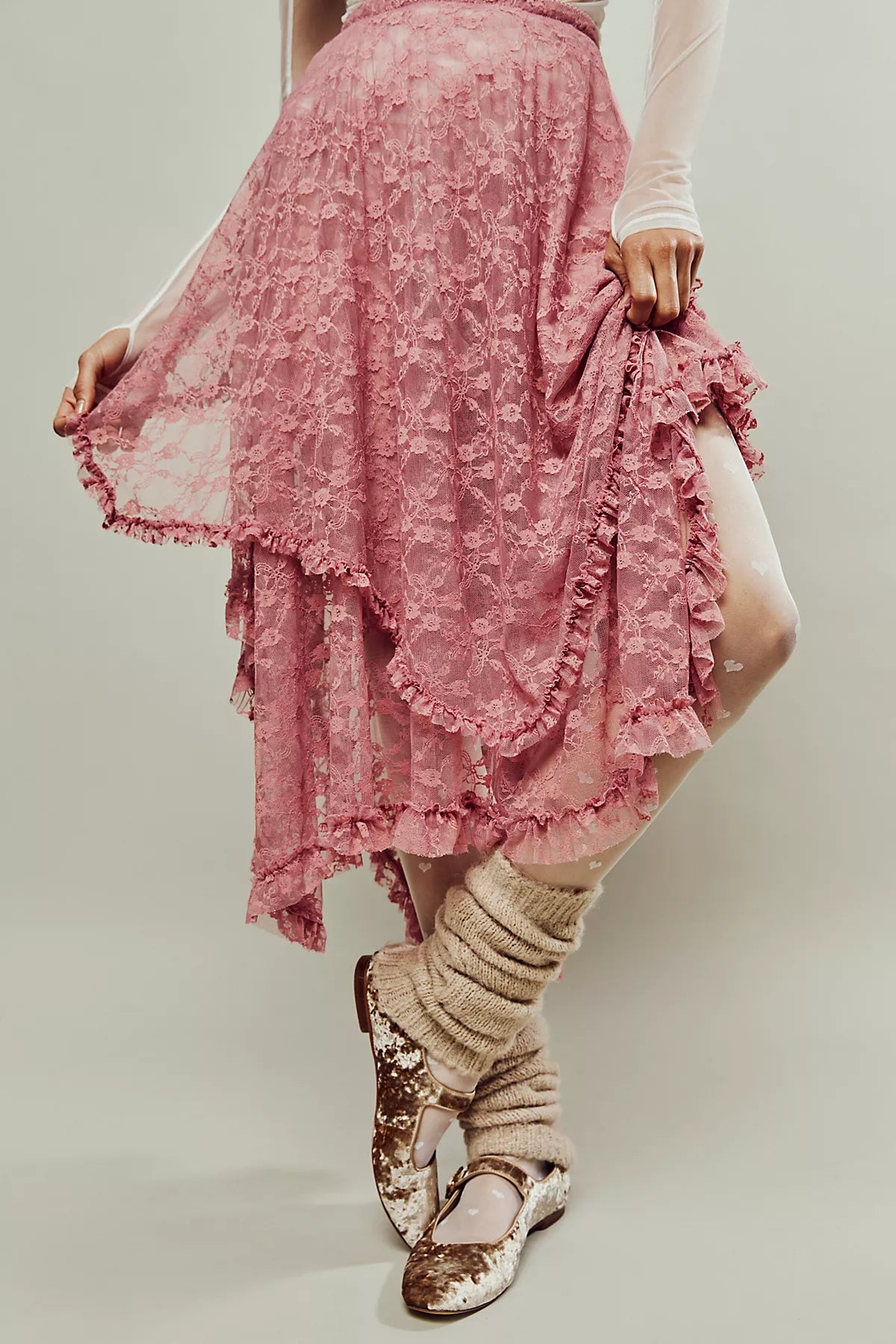 French Courtship Maxi Slip Skirt