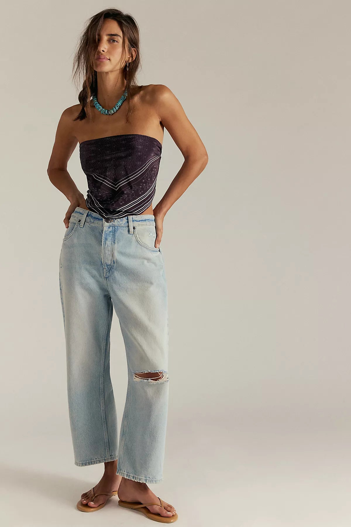 We The Free Deep Trance Dropped Boyfriend Jeans
