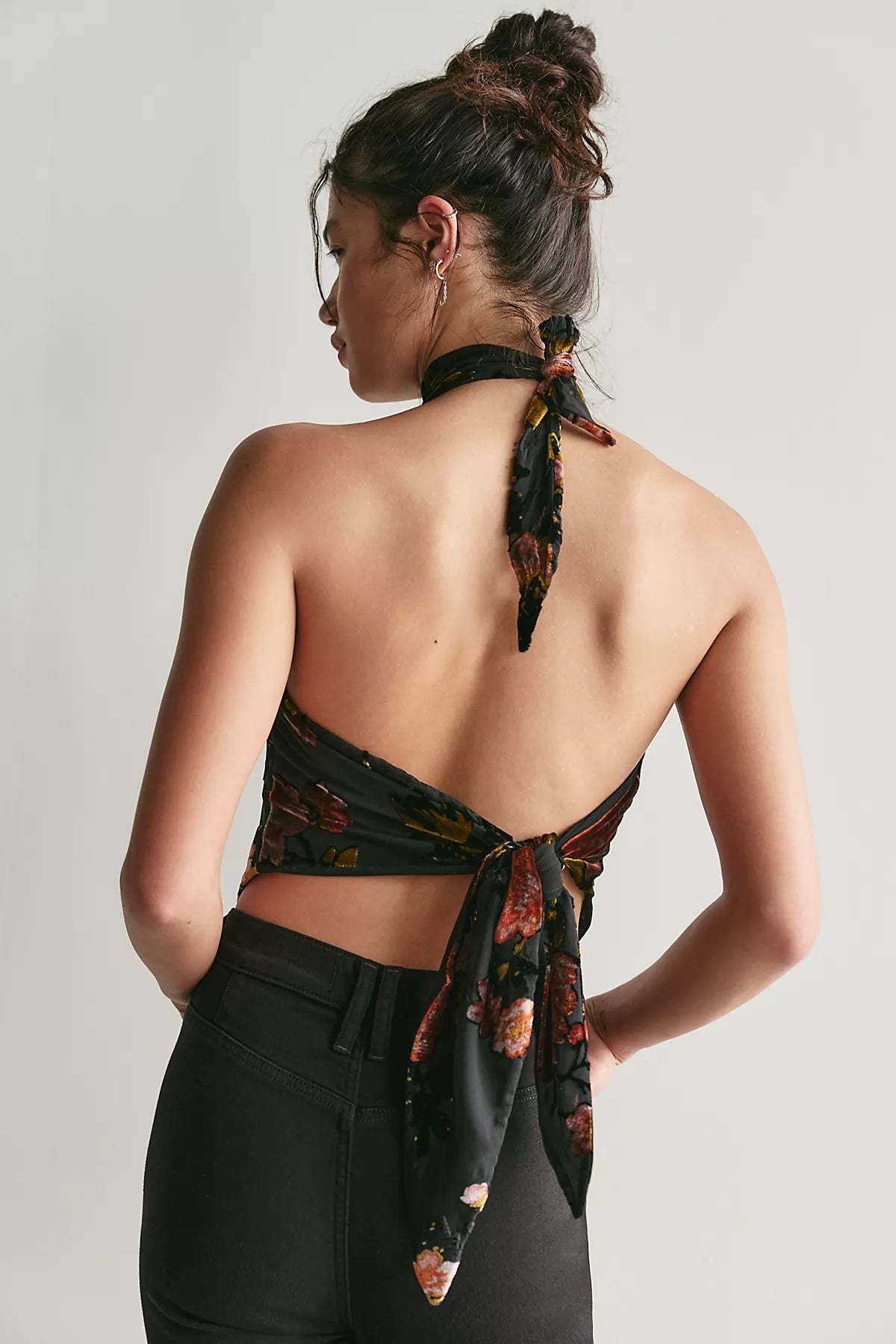 Anna Sui Burnout Halter Top