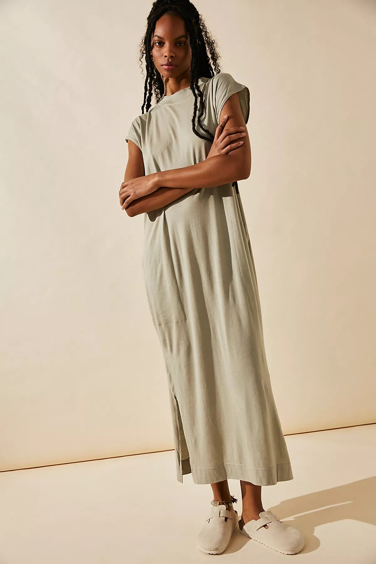 All Day Long Midi T-Shirt Dress