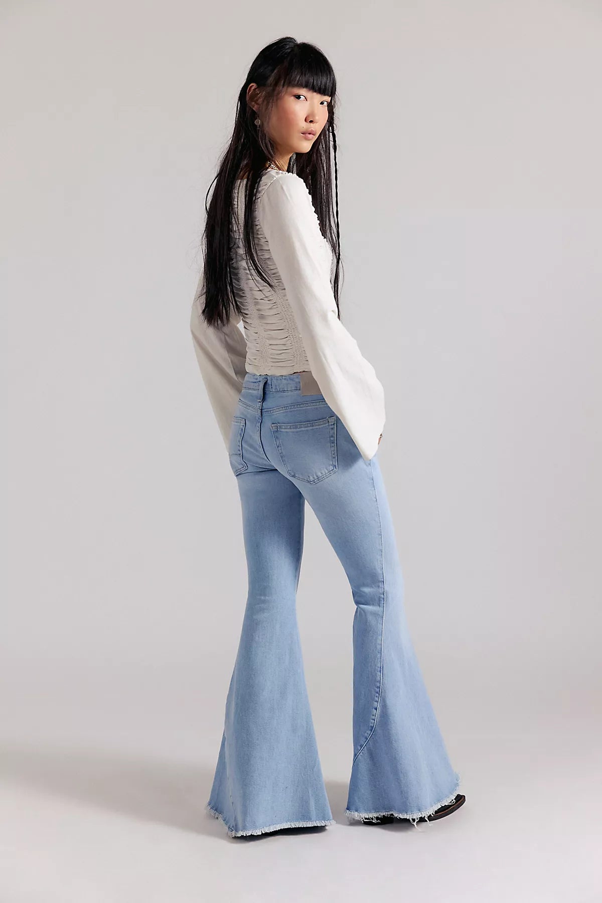 We The Free Emre Low-Rise Flare Jeans