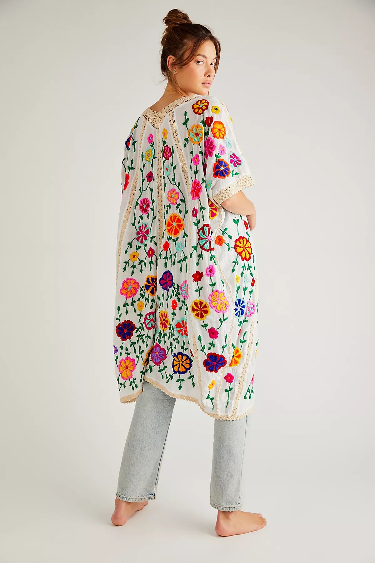 Bella Flor Embroidered Kaftan
