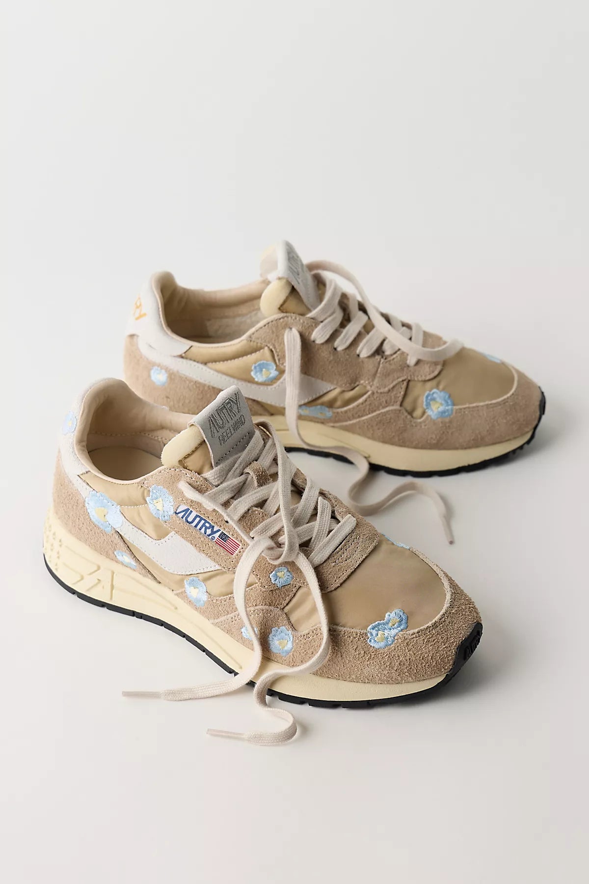 Autry Reelwind Embroidered Low-Top Sneakers