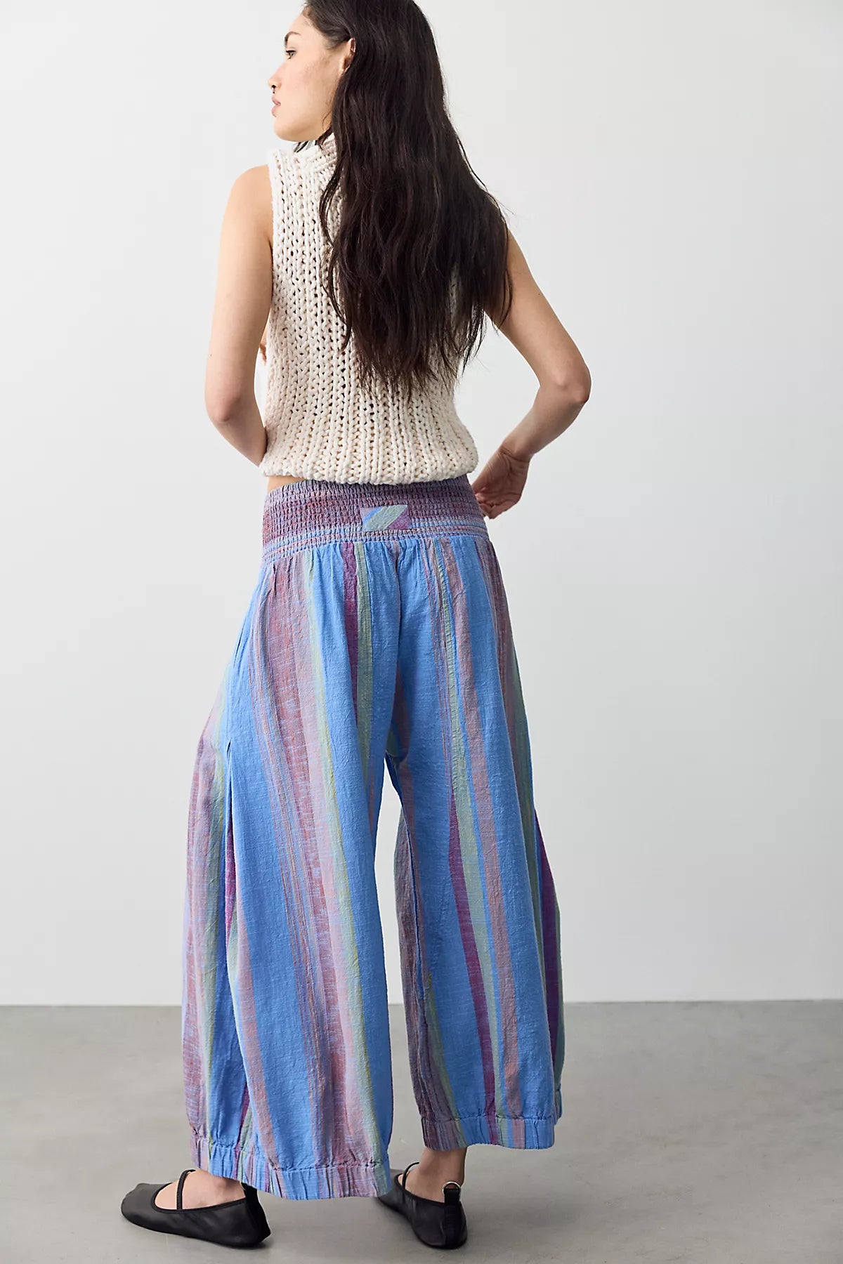 Can't Hide Wide-Leg Pull-On Harem Pants