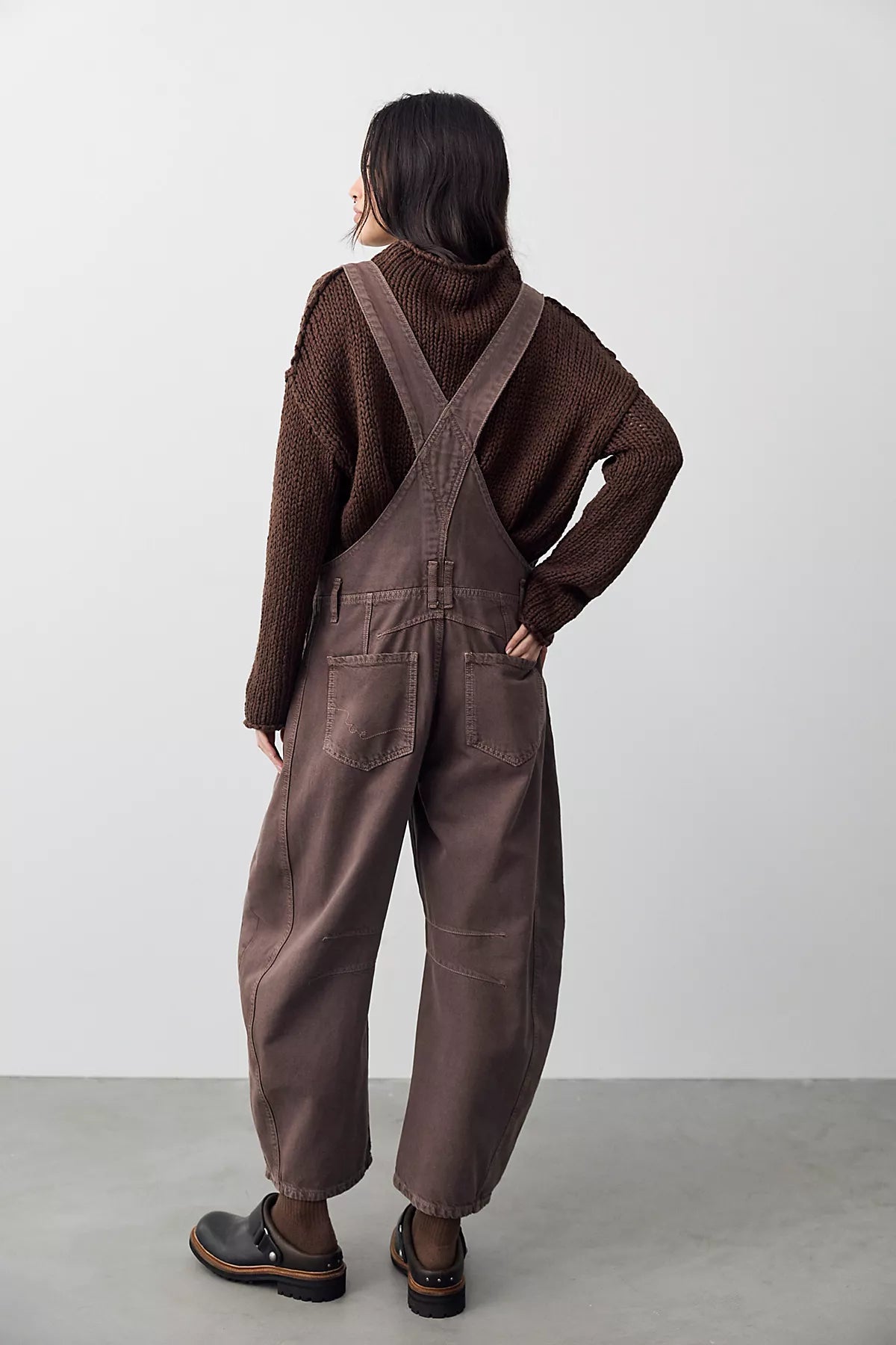 We The Free Good Luck Barrel Overalls