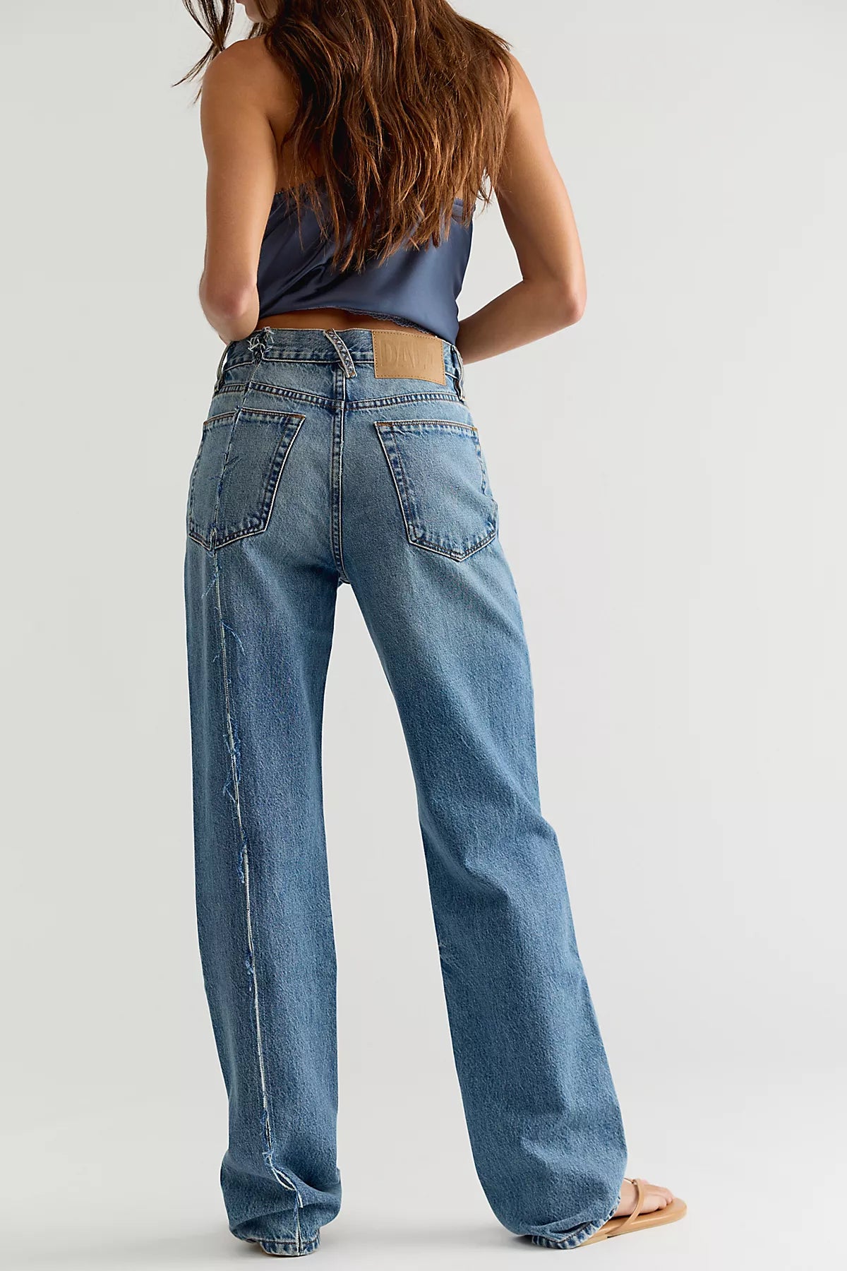 Dala Alley High-Rise Straight Jeans