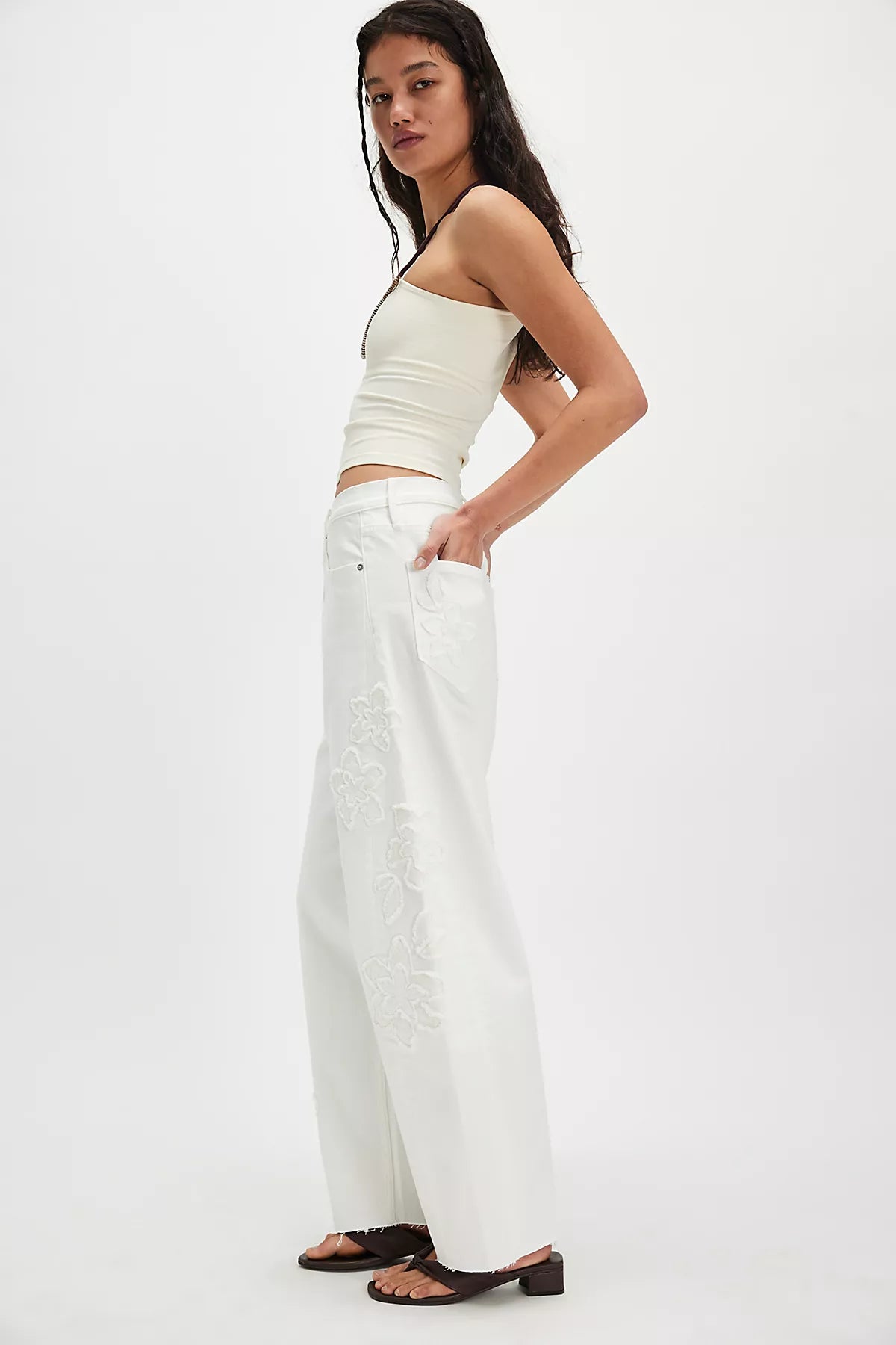 Driftwood Parker Embroidered Jeans