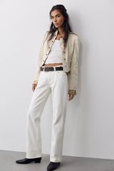 We The Free Luna Mid-Rise Straight Jeans