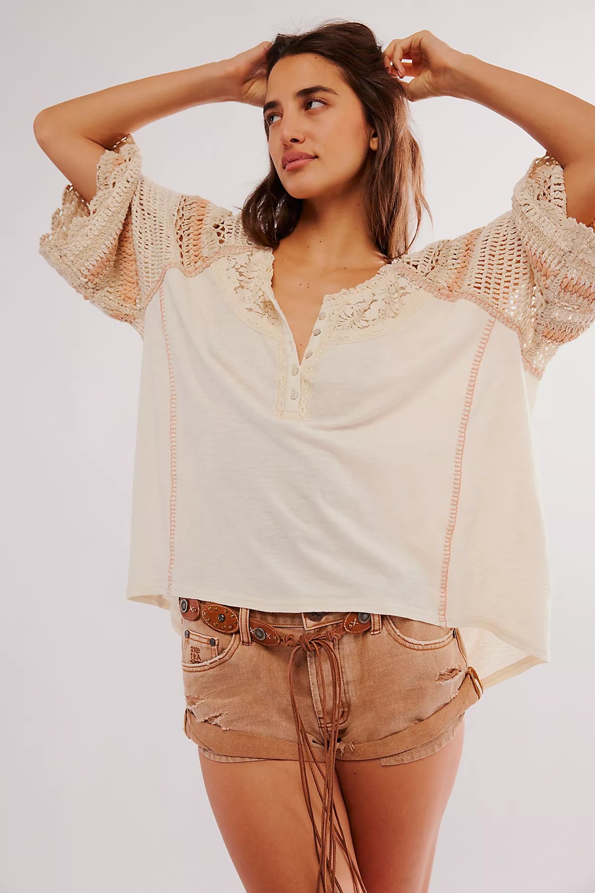 OneTeaspoon Bandits Low-Waist Denim Shorts