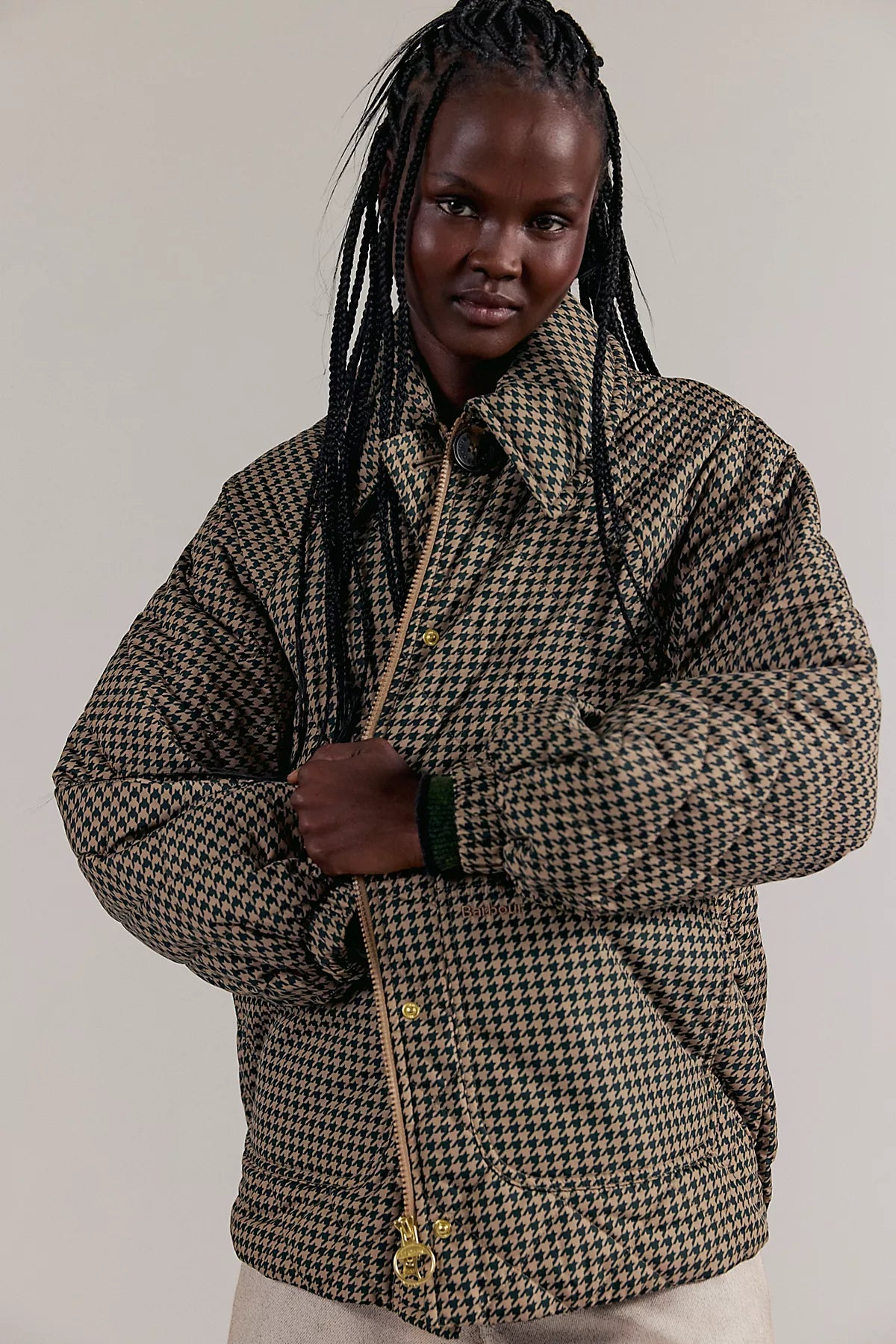 Barbour Laoise Check Quilted Jacket