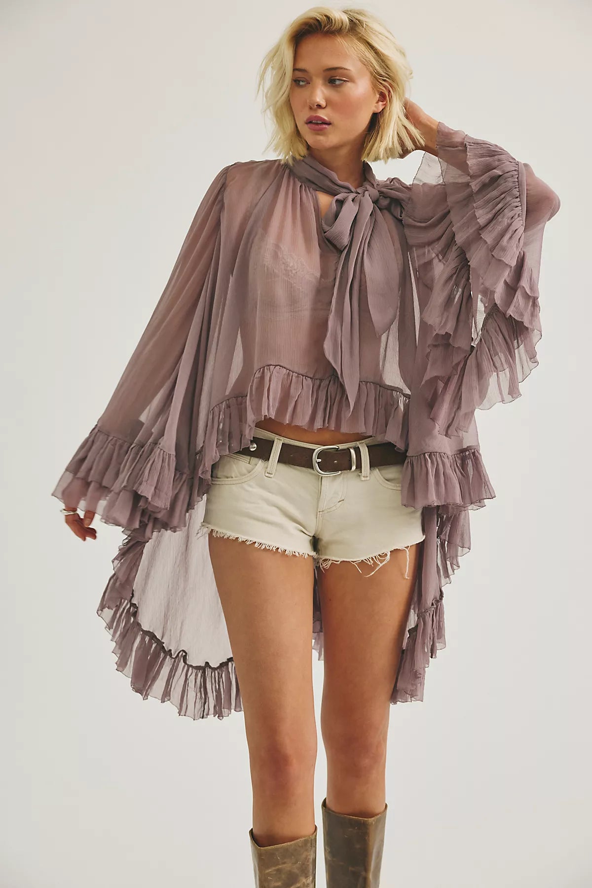 Full Sleeve Frill Top
