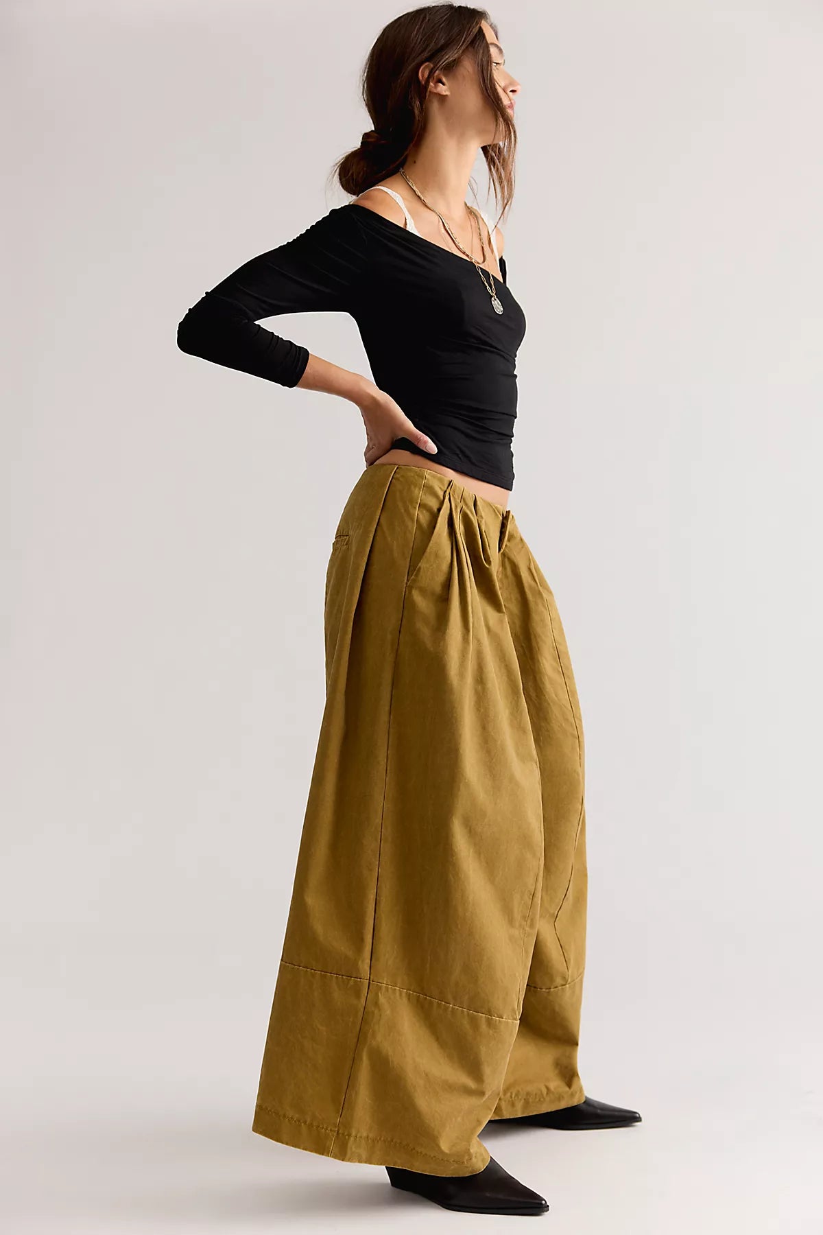 Concrete Solid Trousers