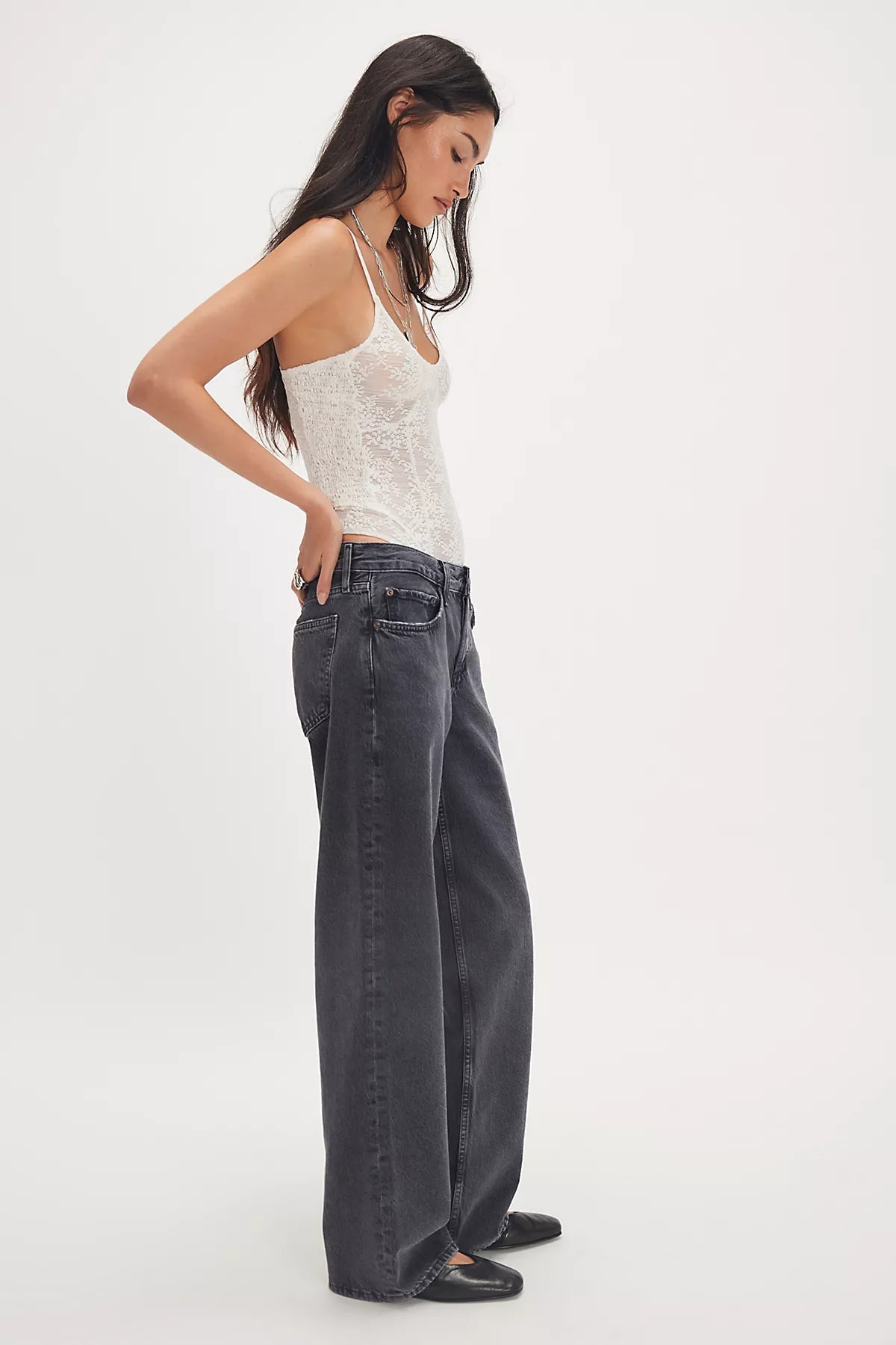 AGOLDE Low-Rise Loose Jeans