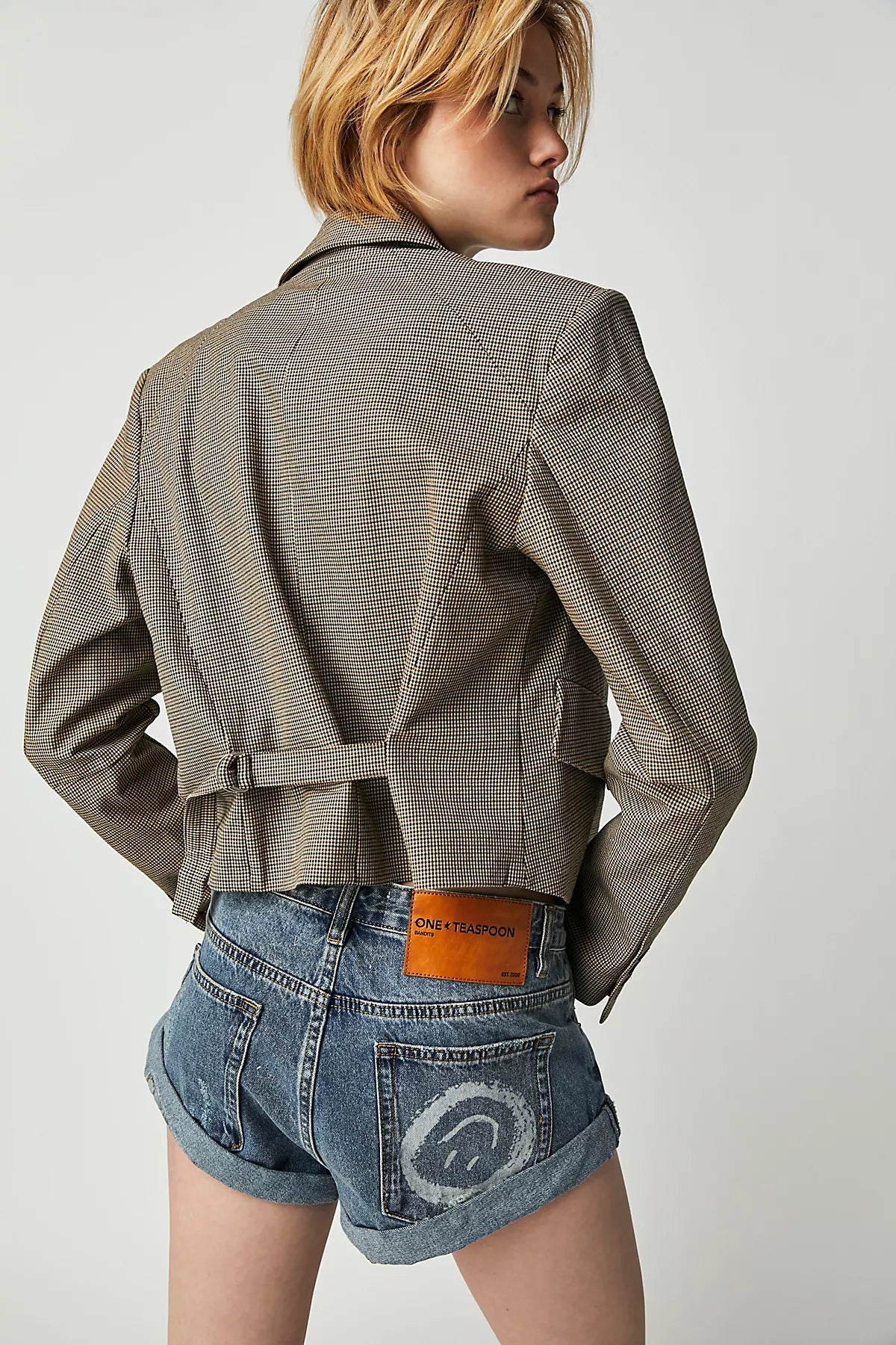 OneTeaspoon Bandits Low-Waist Denim Shorts