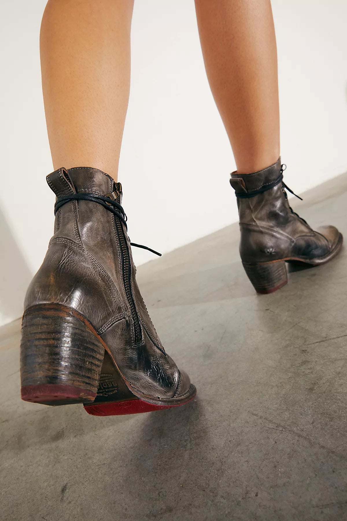 Brooklyn Lace Up Ankle Boots