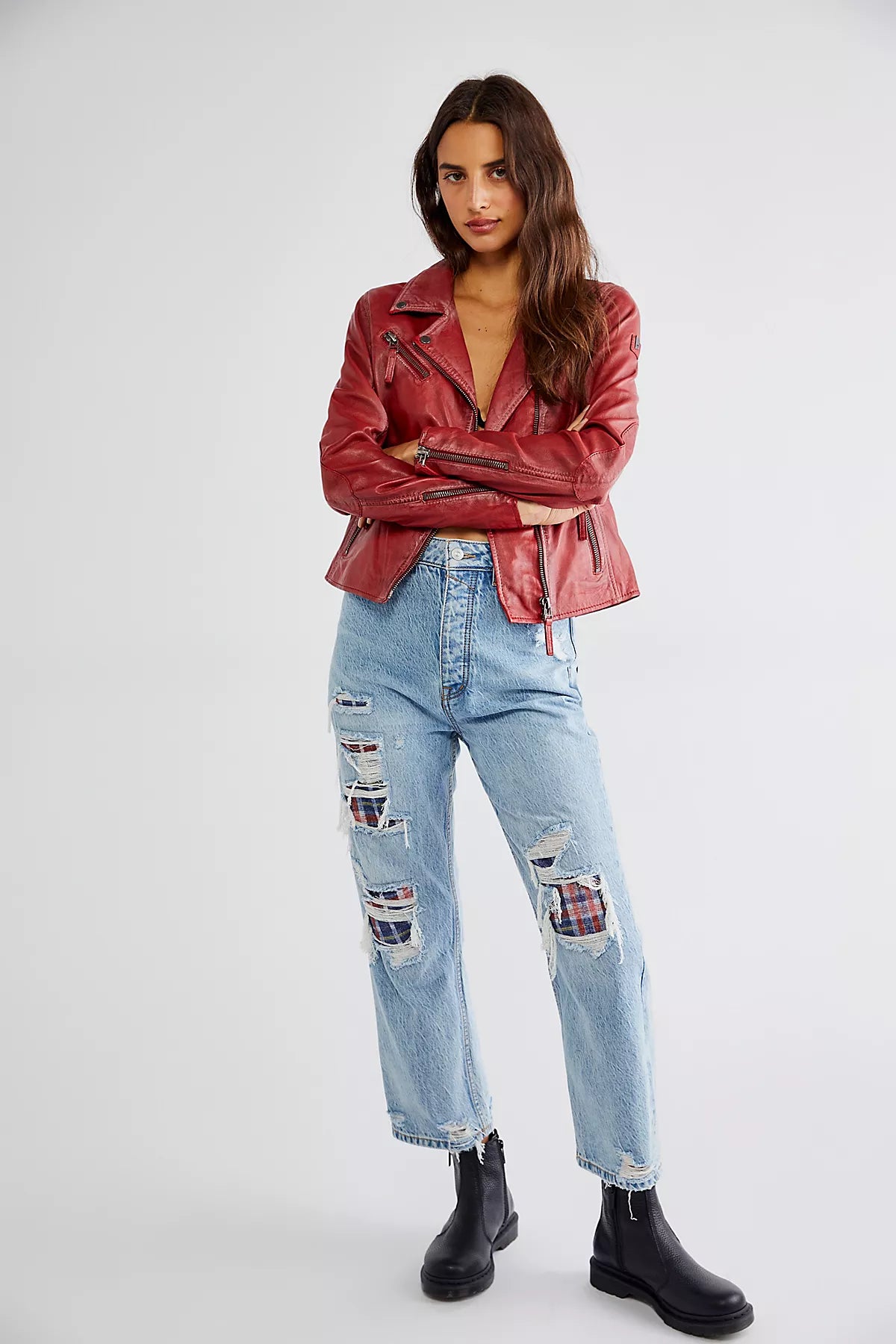 Christy Leather Moto Jacket