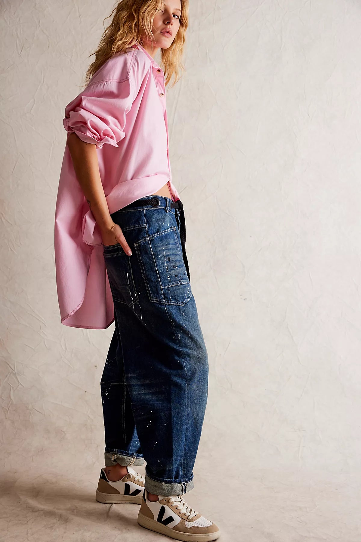 We The Free Moxie Pull-On Barrel Jeans
