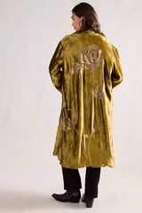Denim And Bone Velvet Duster