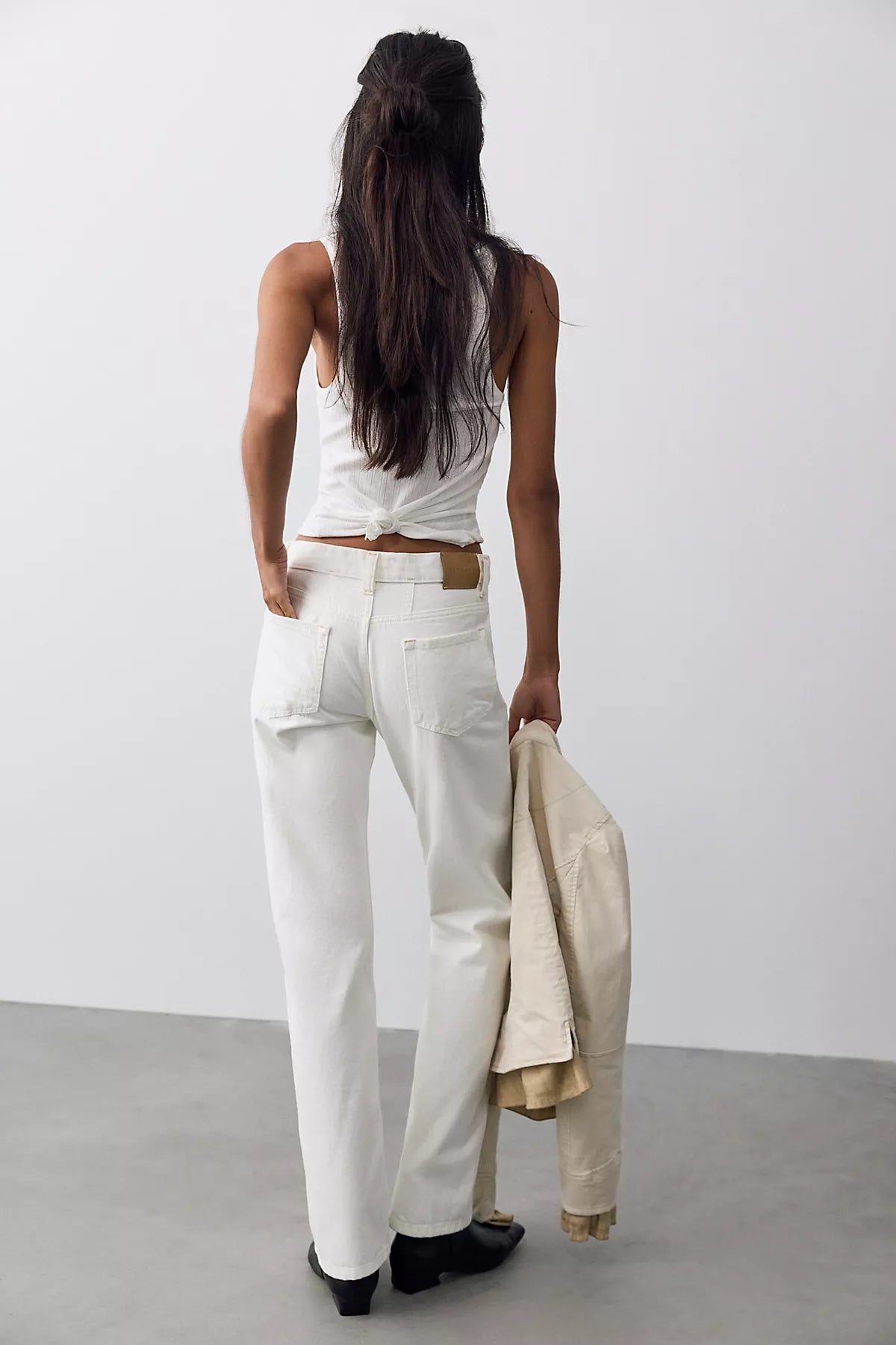We The Free Luna Mid-Rise Straight Jeans