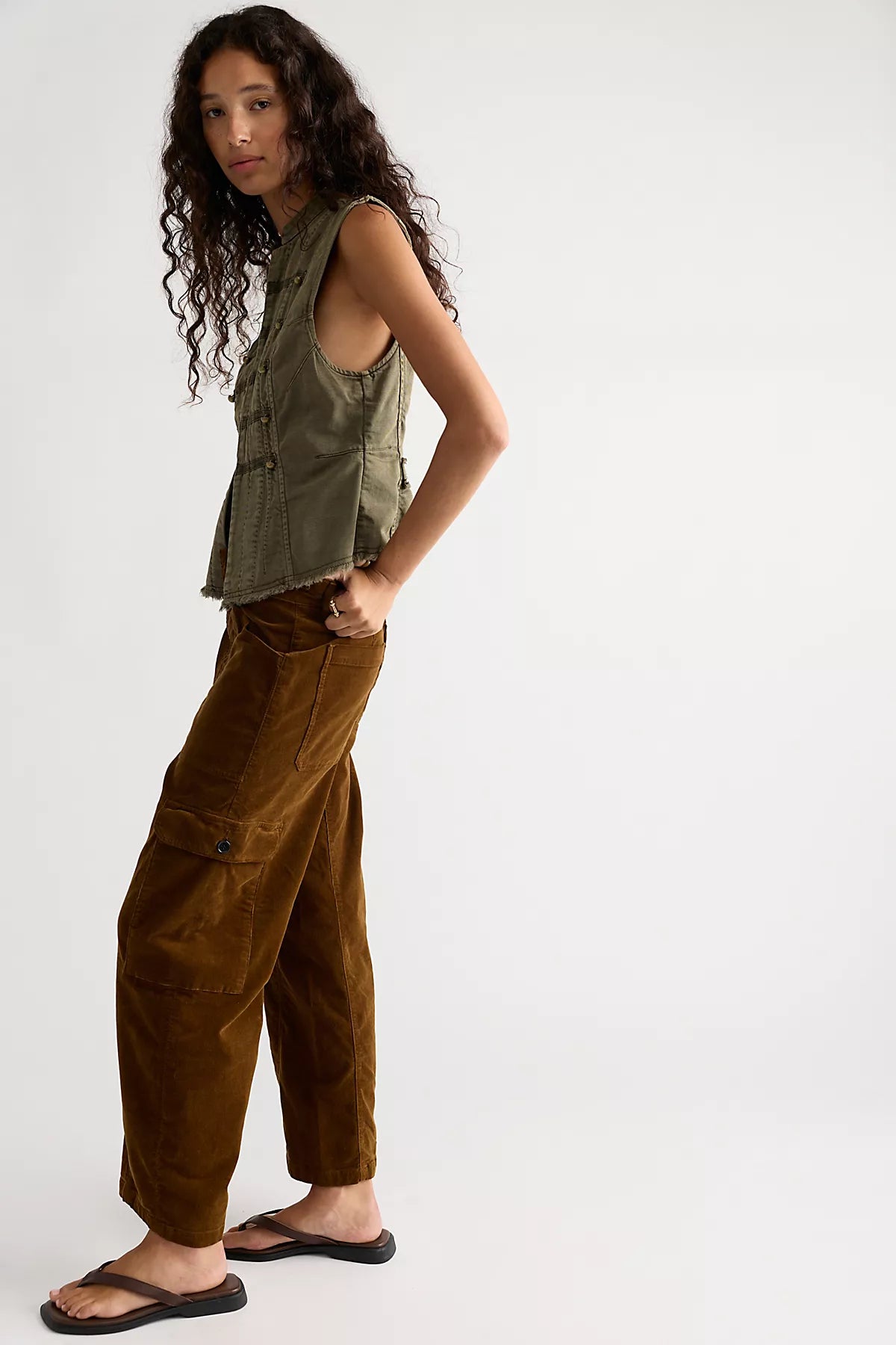 Citizens of Humanity Thassos Twisted Seam Cord Utility Pants