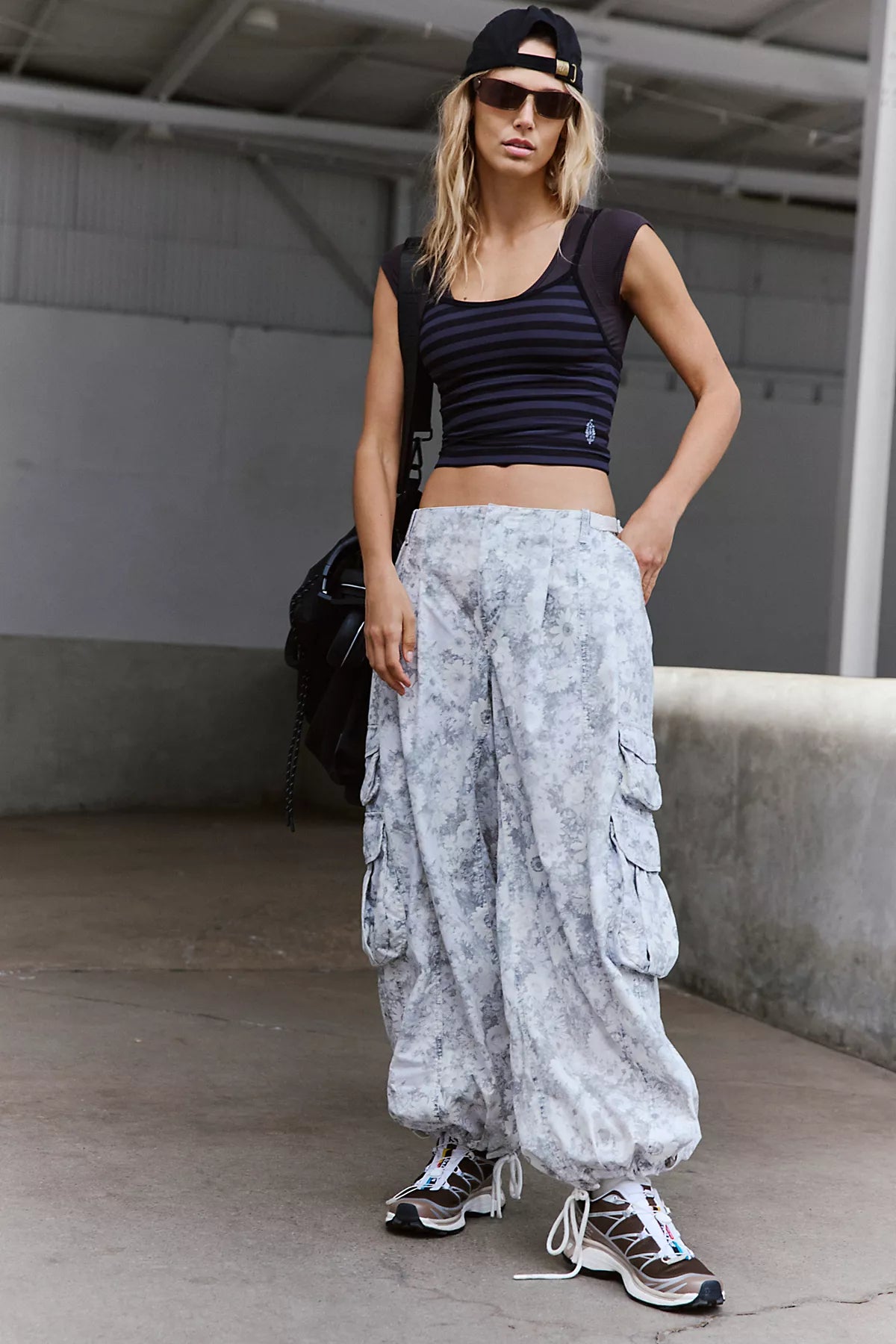 Charmer Printed Utility Pants