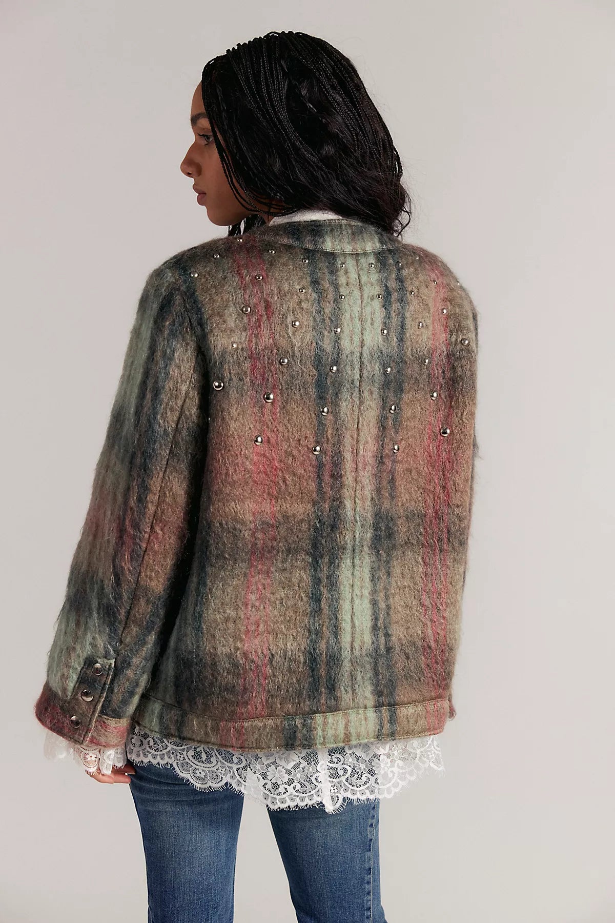 CLUTCHGOLF Mohair Studded Jacket