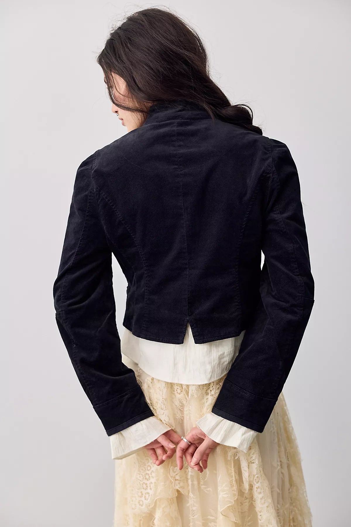 Cloud Nine Ruffle Band Jacket