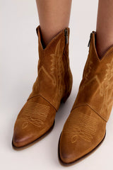 Asher Western Ankle Boots