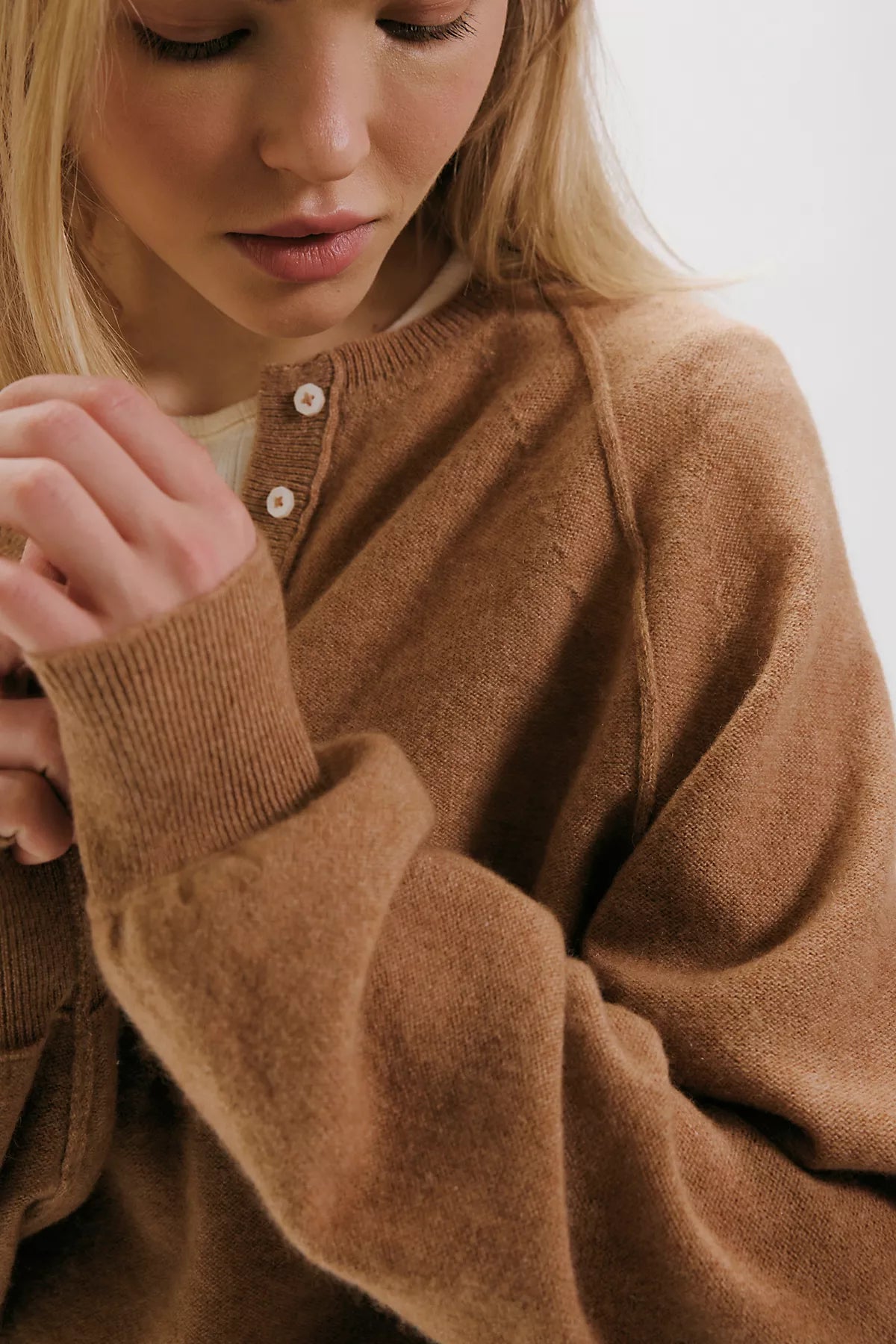 Porta Cashmere Henley Sweater