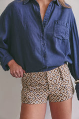 Ana Printed Micro Shorts