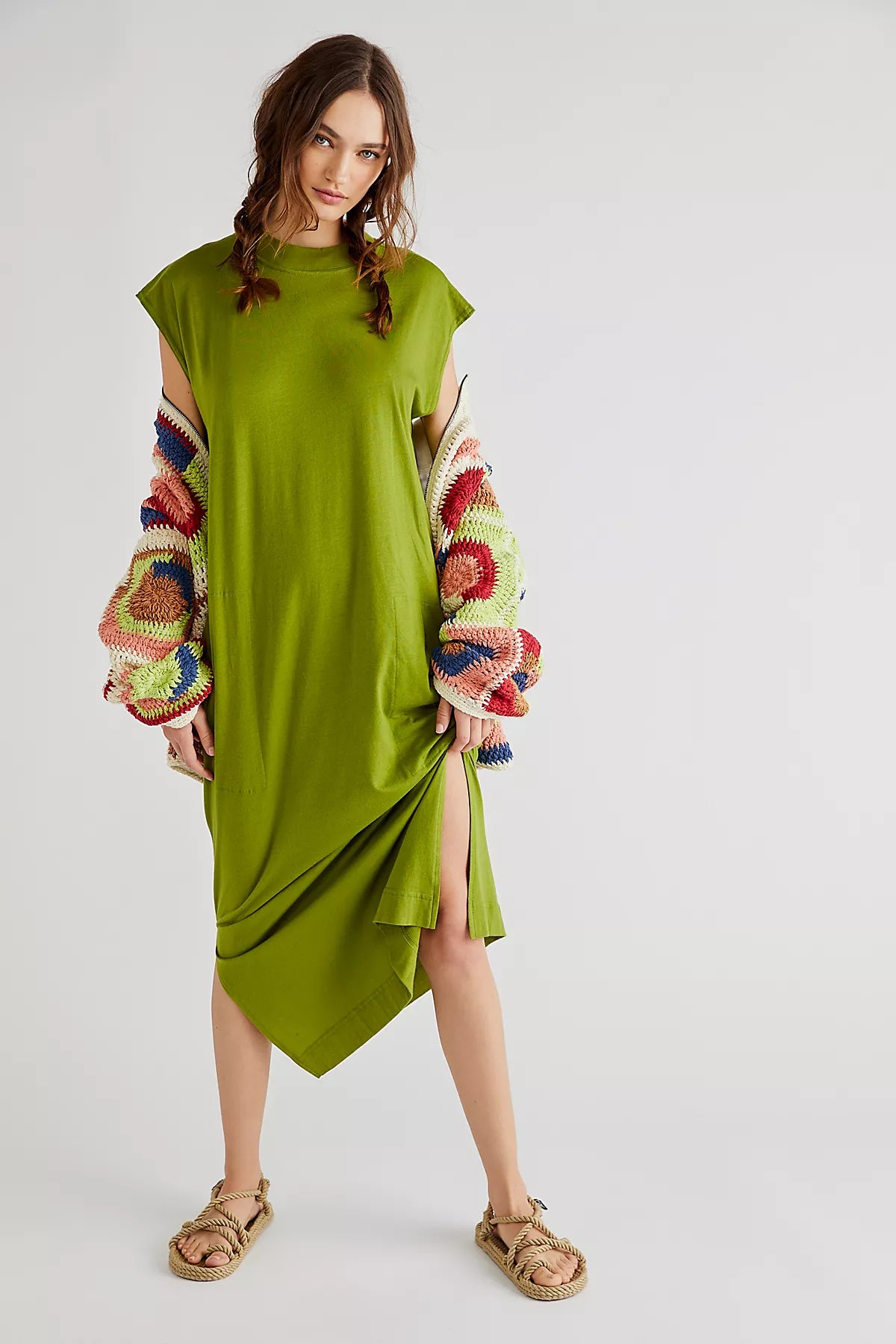 All Day Long Midi T-Shirt Dress