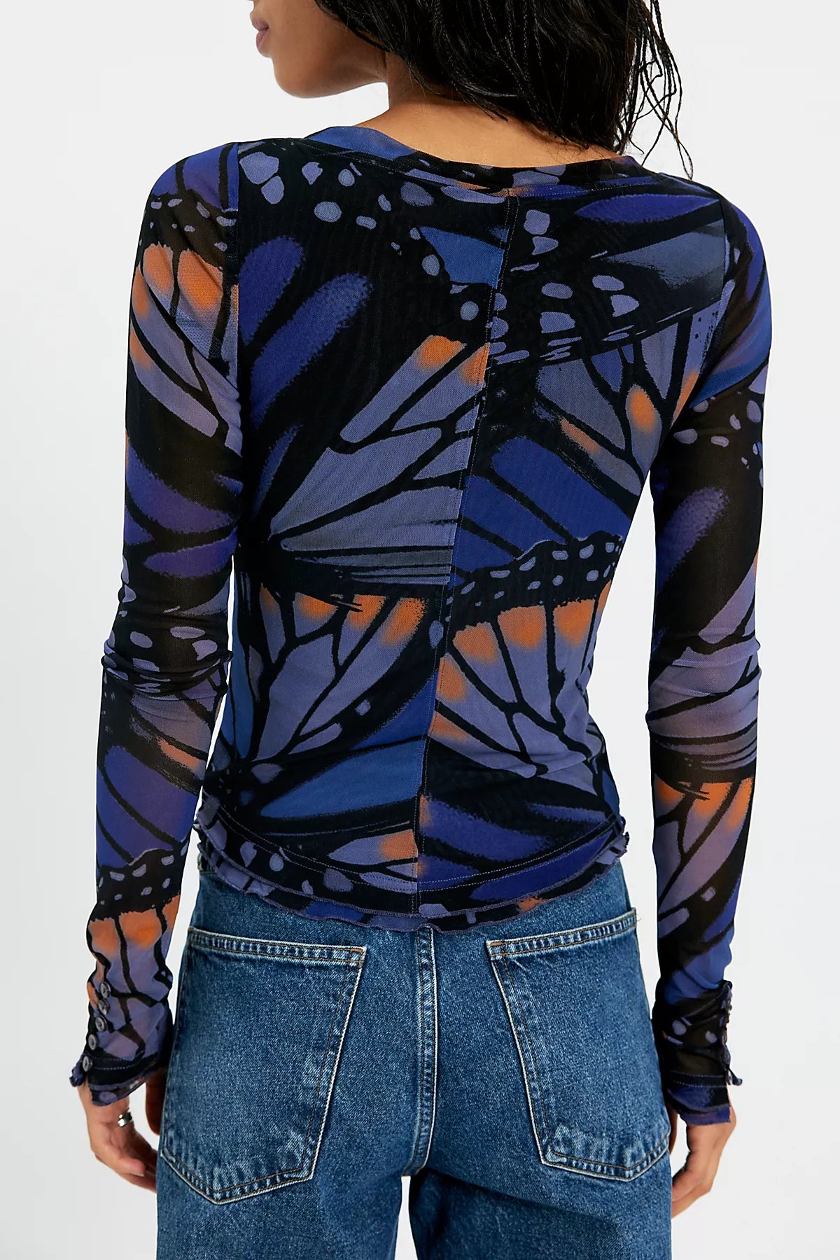 Lilly Printed Long Sleeve Top