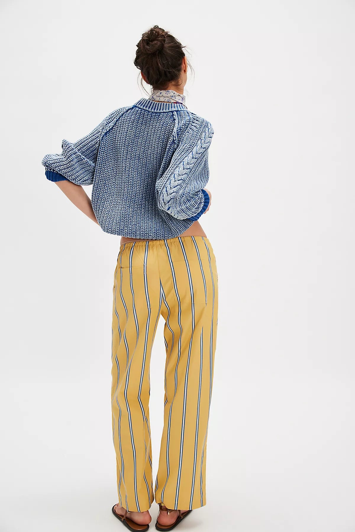 DONNI. The Stripe Pop Drawstring Pants