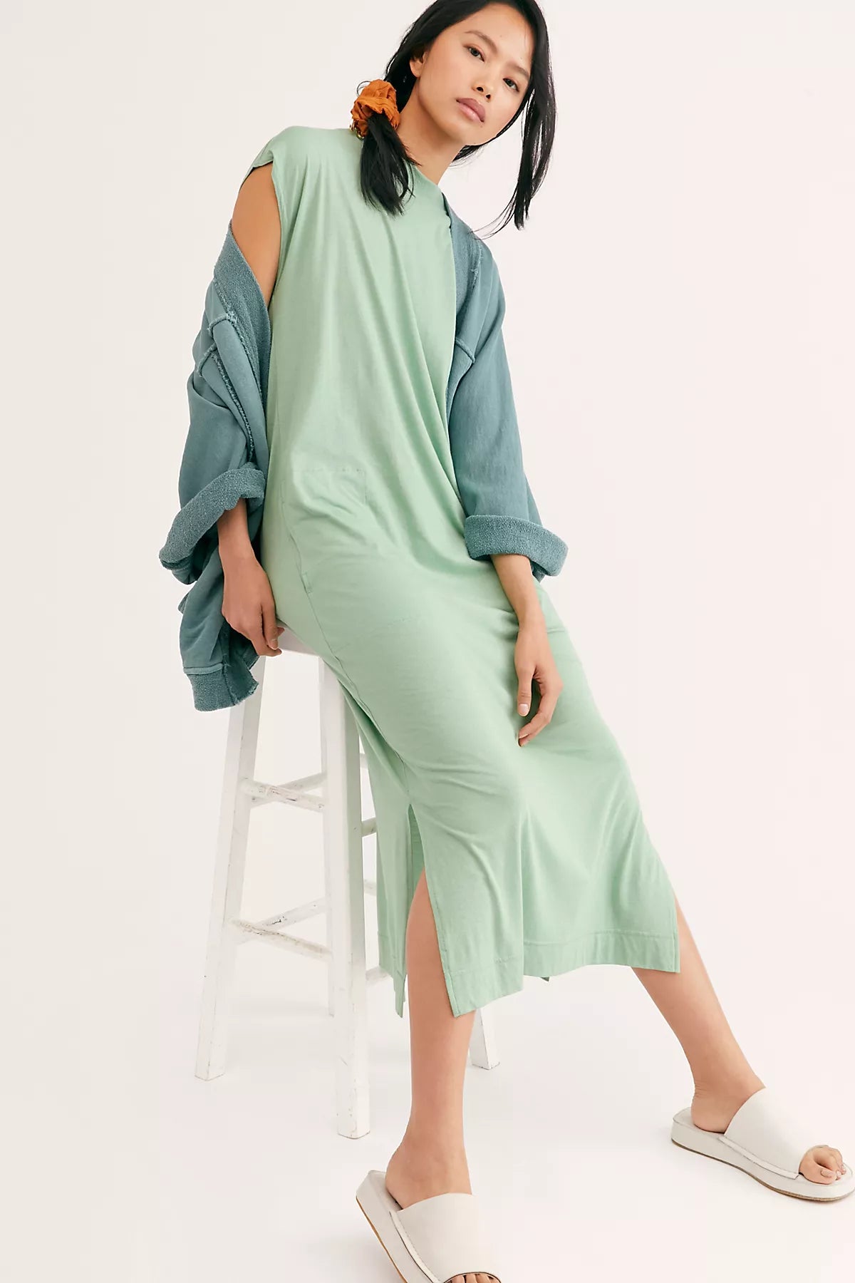All Day Long Midi T-Shirt Dress