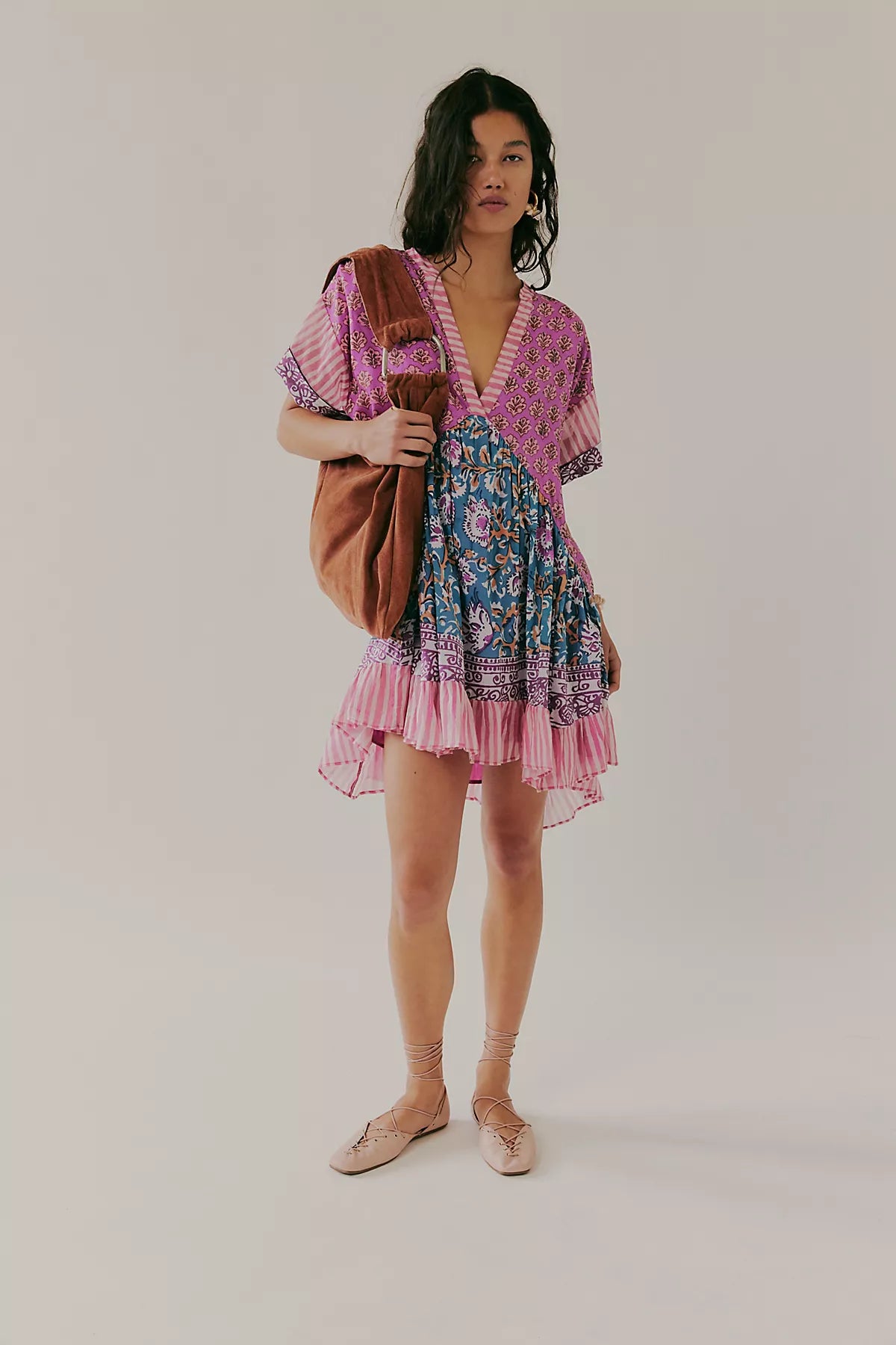 Agnes Printed Mini Dress