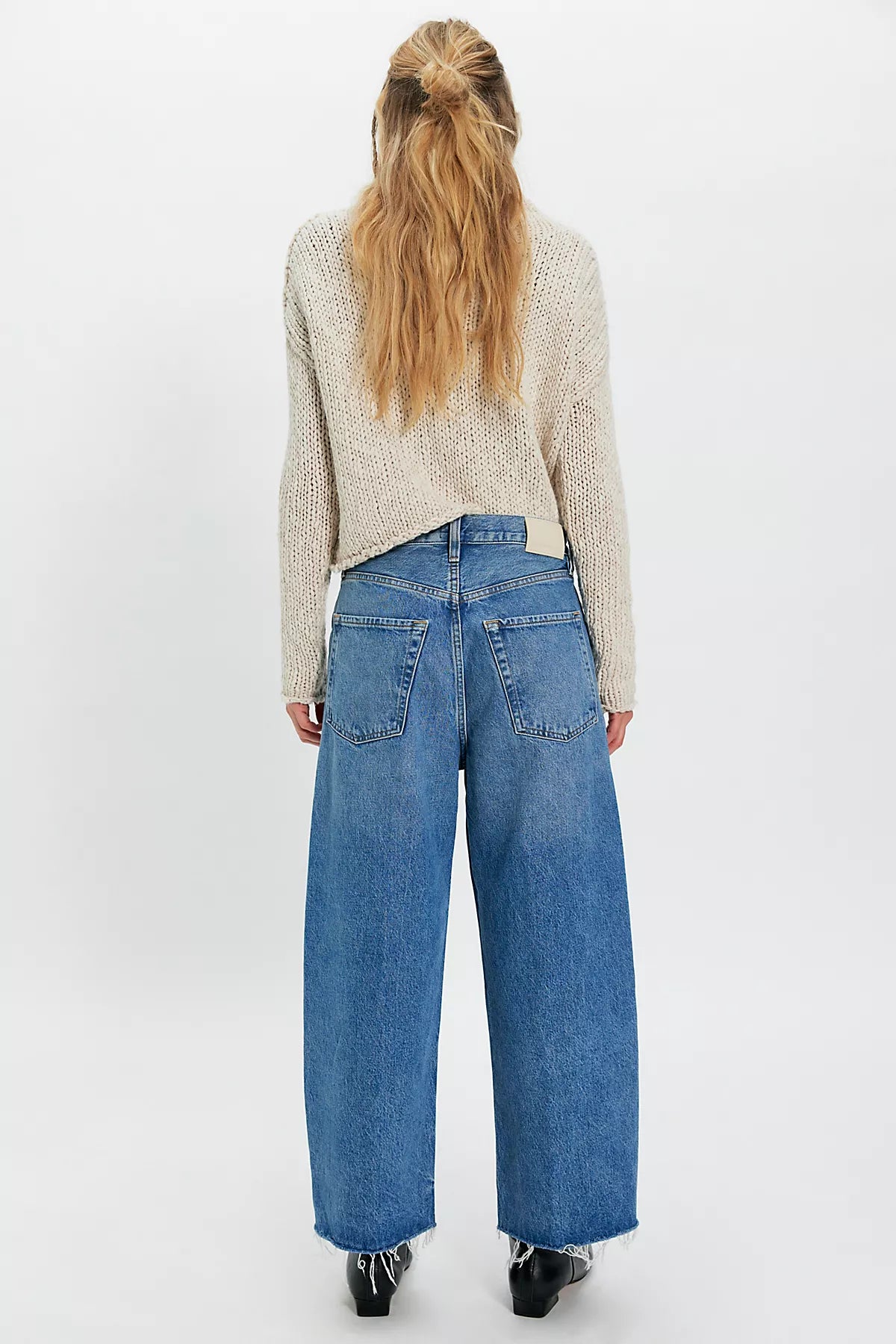 Citizens of Humanity Ayla Raw Hem Crop Jeans