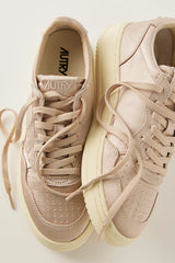 Autry Medalist Satin Low-Top Sneakers