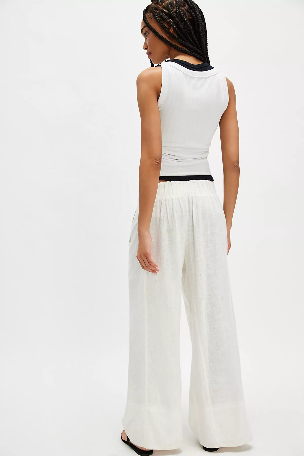 Day's End Linen Pull-On Pants