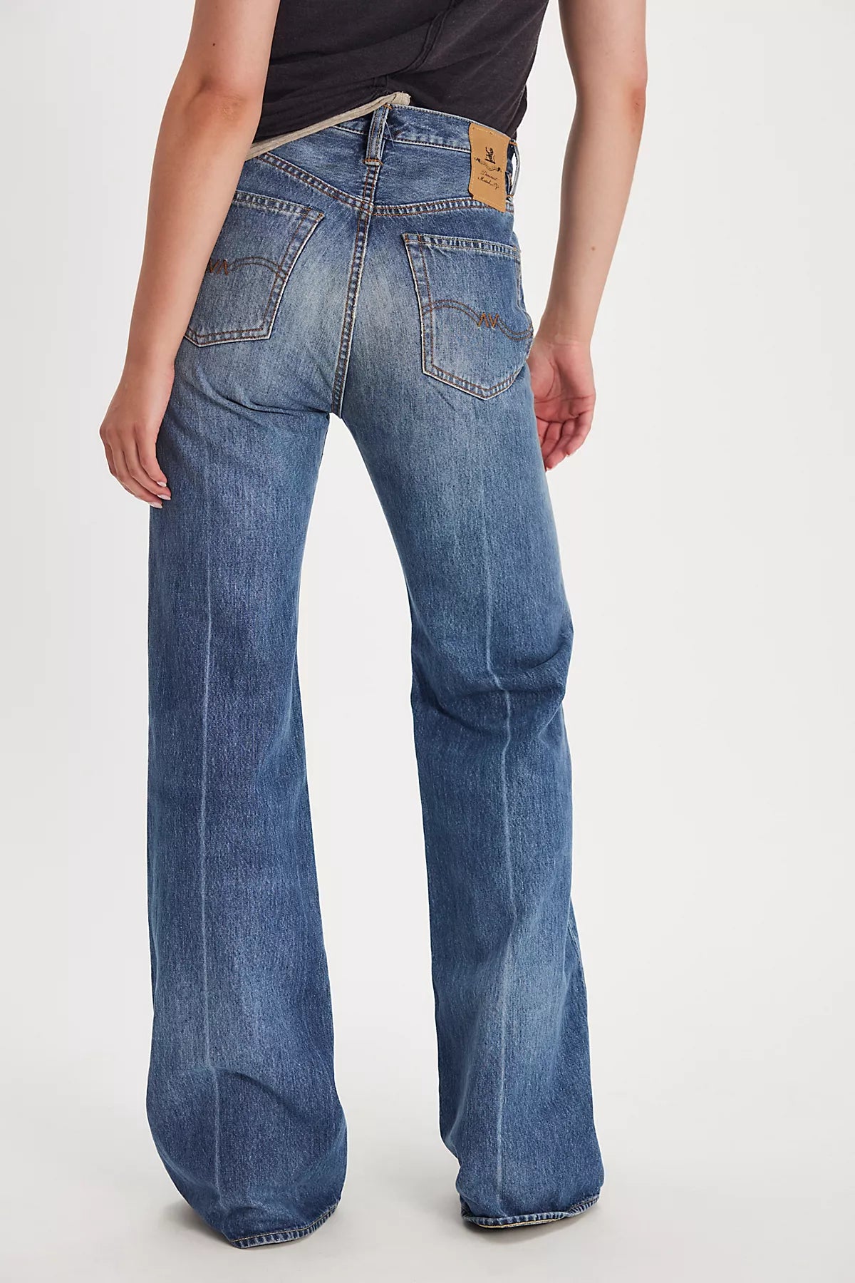 Denimist Dena Mid-Rise Flare Jeans