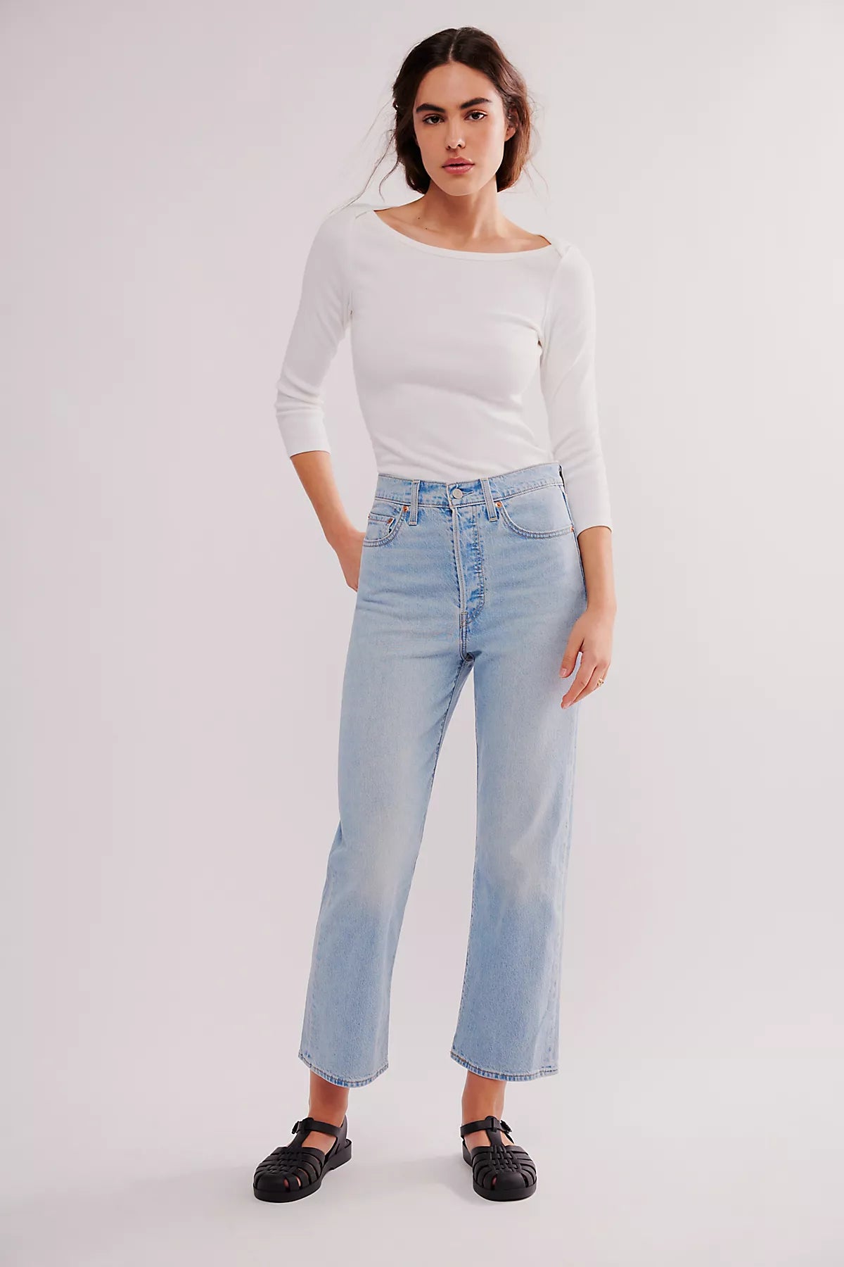 Levi's Ribcage Straight Ankle Jeans