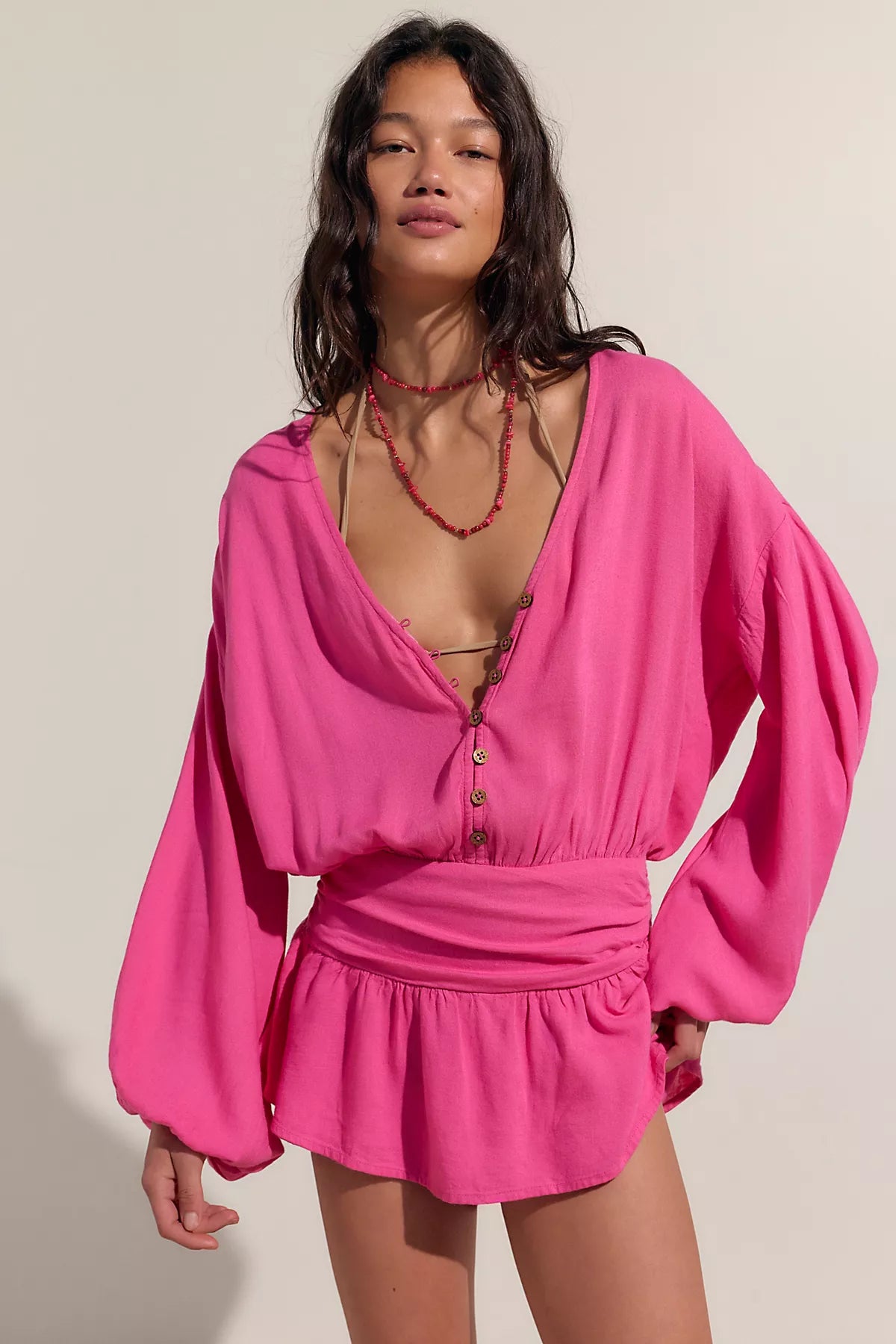 Carson Drop-Waist Romper